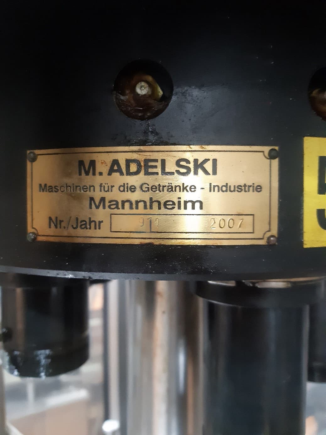 Tabliczka znamionowa Adelski PP2005